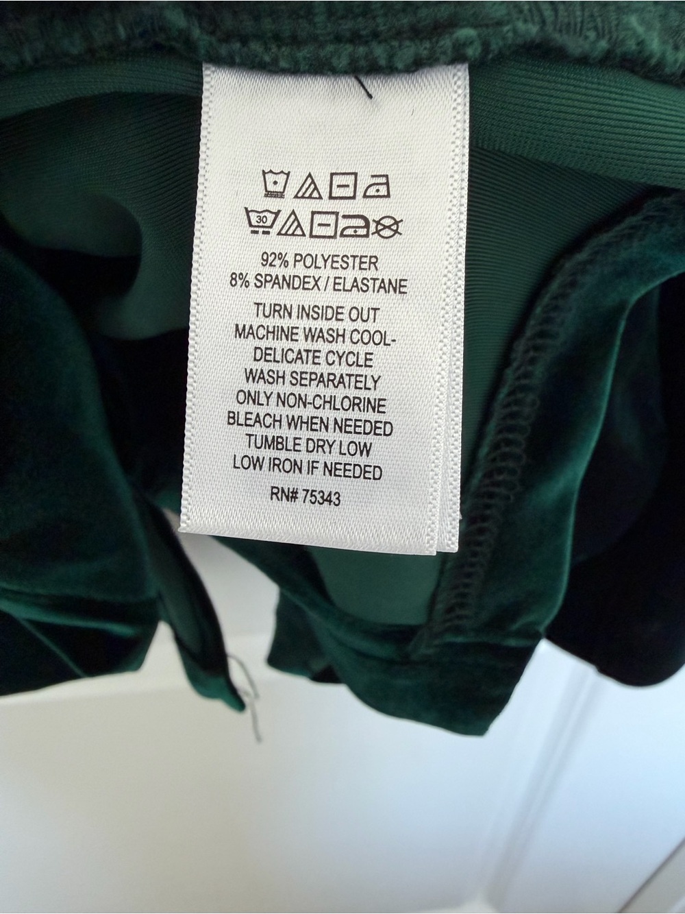 Tahari Deep Green Velvet Single-Button Blazer - Picture 5 of 5
